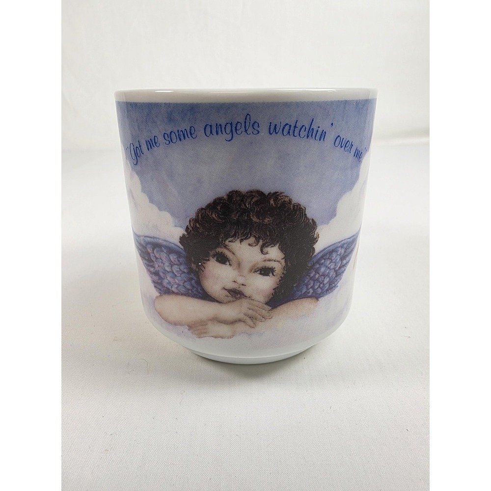 Christian World Designs Angels Mug Got Me Some Angels Watchin Over Me Pastel Art